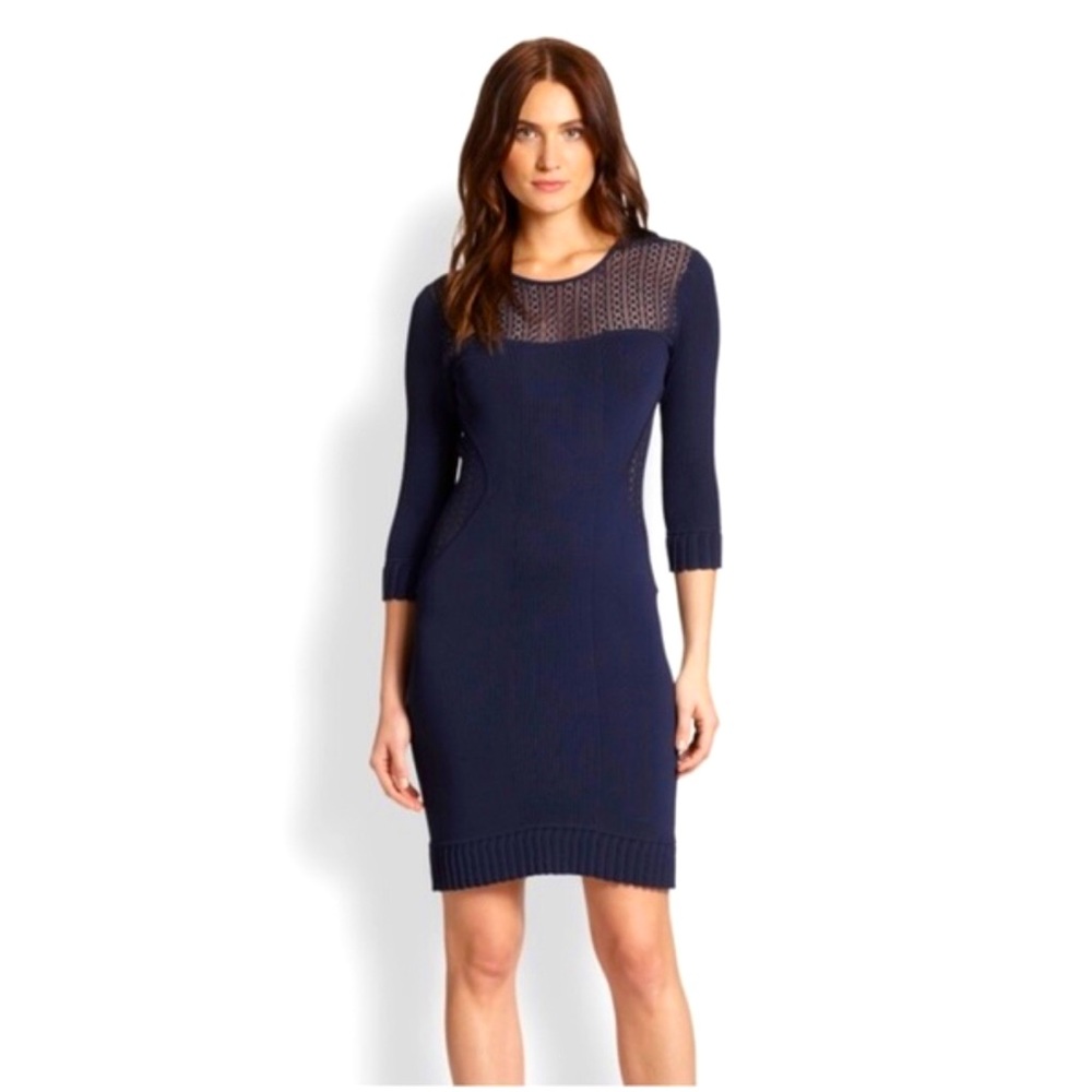 Marchesa crochet dress